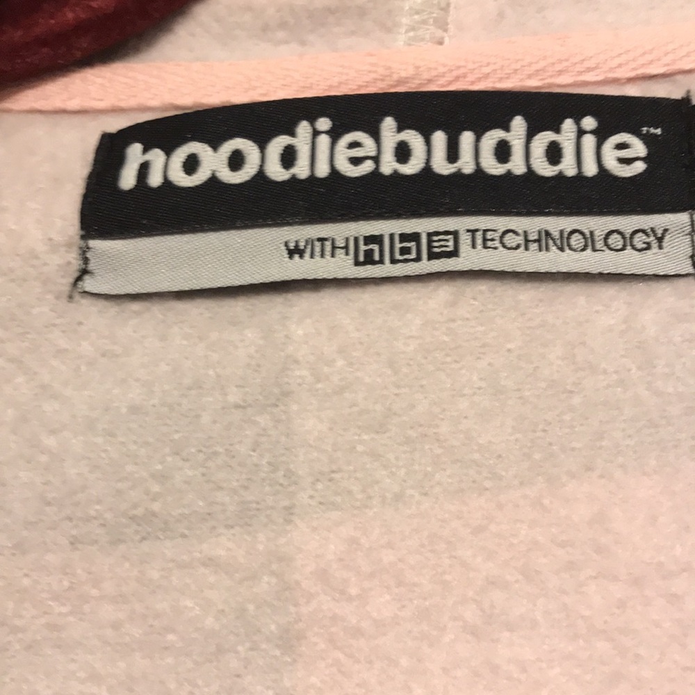 Woman’s Hooded Sweatshirt, attached electronic cord in front pocket - Picture 2 of 5